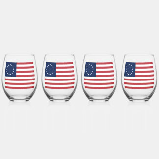 Verre À Vin Sans Pied Ensemble de produits à boire Betsy Ross