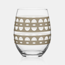 Ensemble Motif de produits de boisson Sepia Formes