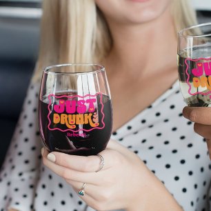 Verre À Vin Sans Pied Enterrement de vie de jeune fille Rétro Complèteme
