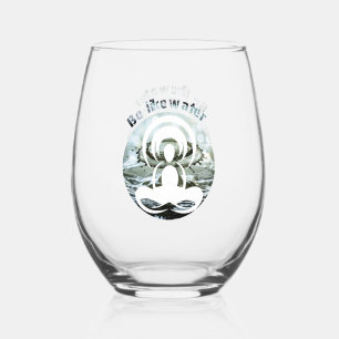 Verre À Vin Sans Pied Être comme de l'eau quotidienne zen