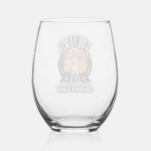 Verre À Vin Sans Pied Fais semblant que je suis un chien d'Halloween dal