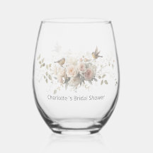 Fleurs Aquarelle Script Romance Sans Tige Mariage 