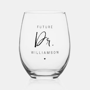 Verre À Vin Sans Pied Futur médecin   Doctorant Médicale School