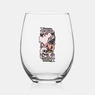 Verre À Vin Sans Pied Halloween tous les jours