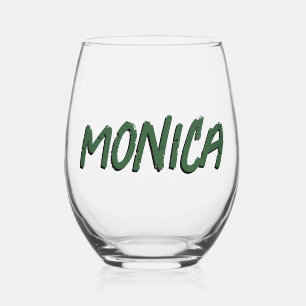 Verre À Vin Sans Pied Hunter Green 3D Funny Nom moderne