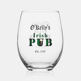 Verre À Vin Sans Pied Irish Pub Vin Stemless Cocktail Verre Verre Vaisse