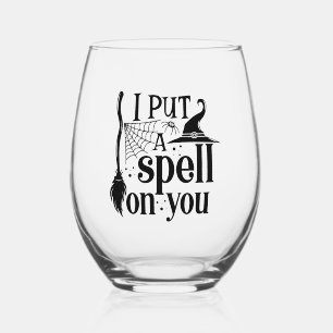Verre À Vin Sans Pied "Je T'Ai Mis Un sort"