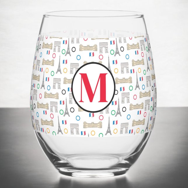 Verre À Vin Sans Pied Jeux d'été 2024 à Paris (Créateur téléchargé)