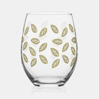 Verre À Vin Sans Pied Johan Leafs - TWArt