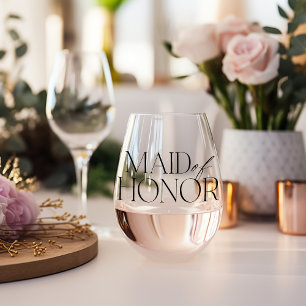 Verre À Vin Sans Pied La femme d'honneur Verre de vin sans pierre