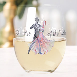 Verre À Vin Sans Pied L'Art de la Valse – Danse de Valse sur Mesure