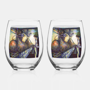 Verre À Vin Sans Pied Le destin hurlant de la vie