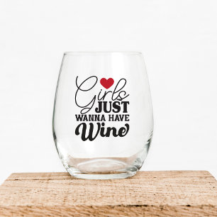 Verre À Vin Sans Pied Les Filles Voulaient Juste Avoir Du Vin Verre Éton