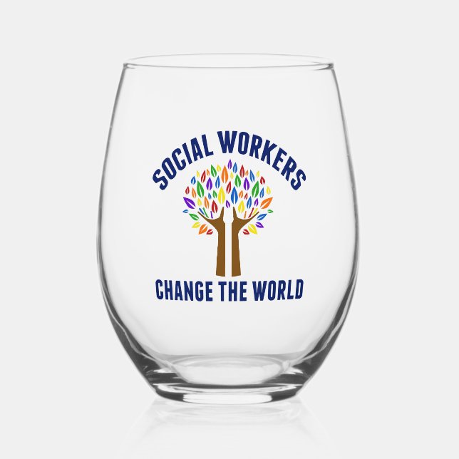 Verre À Vin Sans Pied Les travailleurs sociaux changent le travail socia (Recto)