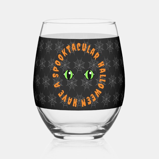 Verre À Vin Sans Pied Les yeux l'ont (Recto)