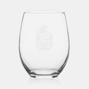 Verre À Vin Sans Pied Licorne Fleur Céleste Licorne Premium Vecteur Typ