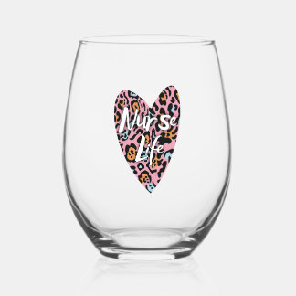 Verre À Vin Sans Pied Love Nurse Life Cheetah 16Love Nurse Life Cheetah