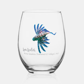 Verre À Vin Sans Pied Lune Lionfish de natation