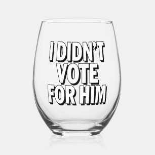 Verre À Vin Sans Pied MAHA Rendre l'Amérique saine à nouveau Patriotique