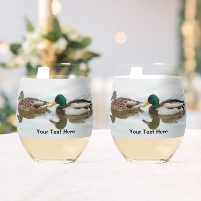 Verre À Vin Sans Pied Mallards (Insitu (Mariage))