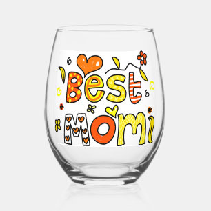 Verre À Vin Sans Pied Meilleure maman
