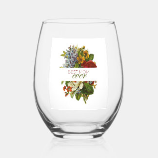 Verre À Vin Sans Pied Meilleure maman jamais