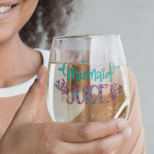 Verre À Vin Sans Pied Mermaid Juice Sparkt Fun Dit