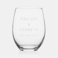 Minimaliste moderne blanc Mariage simple personnal
