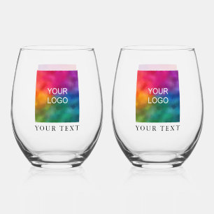 Verre À Vin Sans Pied Modèle promotionnel Téléchargez votre logo sur l'e