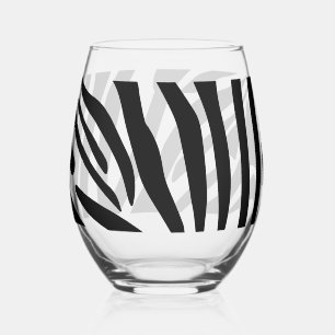 Verre À Vin Sans Pied Modèle Zèbre