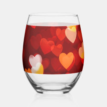 Motif de cœur d'amour romantique classique de la S