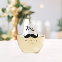 Moustache moderne M. Groom Mariage