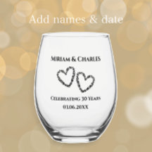 Noms de couple Coeur 30e anniversaire Mariage Cade