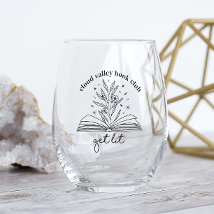 Verre À Vin Sans Pied Obtenir Lit Floroming Livre Floral Personnalisé