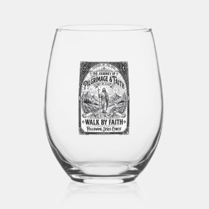 Verre À Vin Sans Pied Pèlerinage de Jésus Chemin Saint Voyage