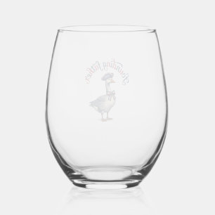 Verre À Vin Sans Pied Père fondateur Goose Vintage Chemise patriotique D