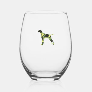 Verre À Vin Sans Pied Pointeur allemand à courte distance _ Camouflage d
