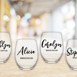 Verre À Vin Sans Pied Proposition de la domestique Script moderne Simple