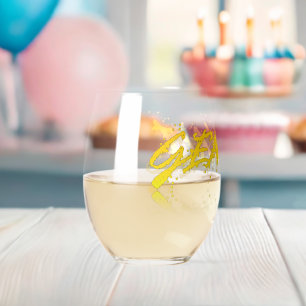 Verre À Vin Sans Pied Réflexion de Gemini