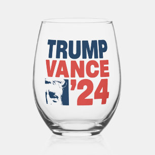Verre À Vin Sans Pied Rendre l'Amérique Sûre à Nouveau Trump Vance 2024