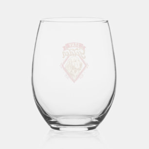 Verre À Vin Sans Pied Restez Golden Retriever Chien Diamant Rouge_1