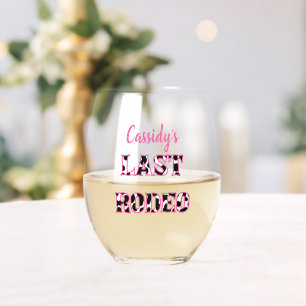 Verre À Vin Sans Pied Sa Dernière soirée de bachelorette Rodeo Disco