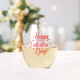 Verre À Vin Sans Pied Saint-Valentin
