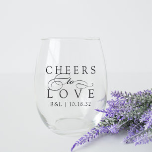 Verre À Vin Sans Pied Salutations pour aimer mariage Favoriser