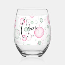 Santé | Vivante bulles rose et vert