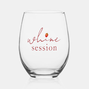 Verre À Vin Sans Pied Session de lamentations personnalisées au raisin r