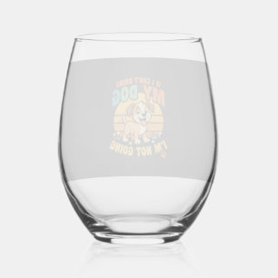 Verre À Vin Sans Pied Si je ne peux pas amener mon chien drôle