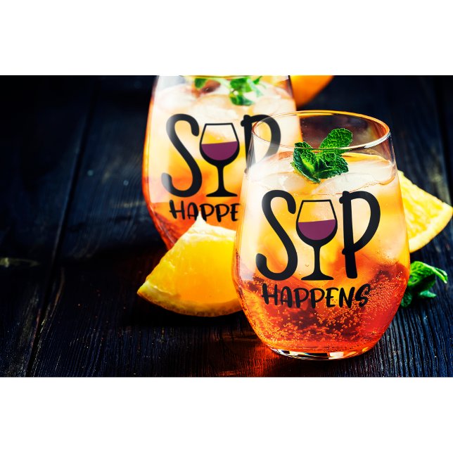 Verre À Vin Sans Pied Sip Happer Vin Ensemble Verre (Créateur téléchargé)