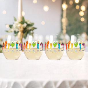 Verre À Vin Sans Pied SlipperyJoe's cheers alcools cocktails LGBTQIA gay