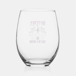 Verre À Vin Sans Pied Sorcières Octobre Halloween Crâne Chapeau de Sorci